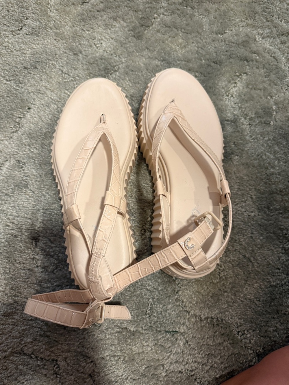 Circus by Sam Edelman Nude platform sandals